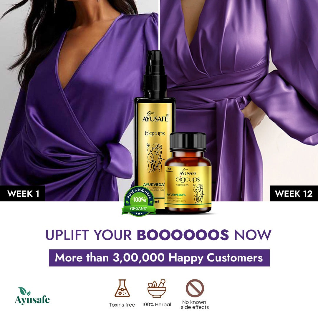 Ayusafe Bigcups Capsule & Oil Kit Combo Pack