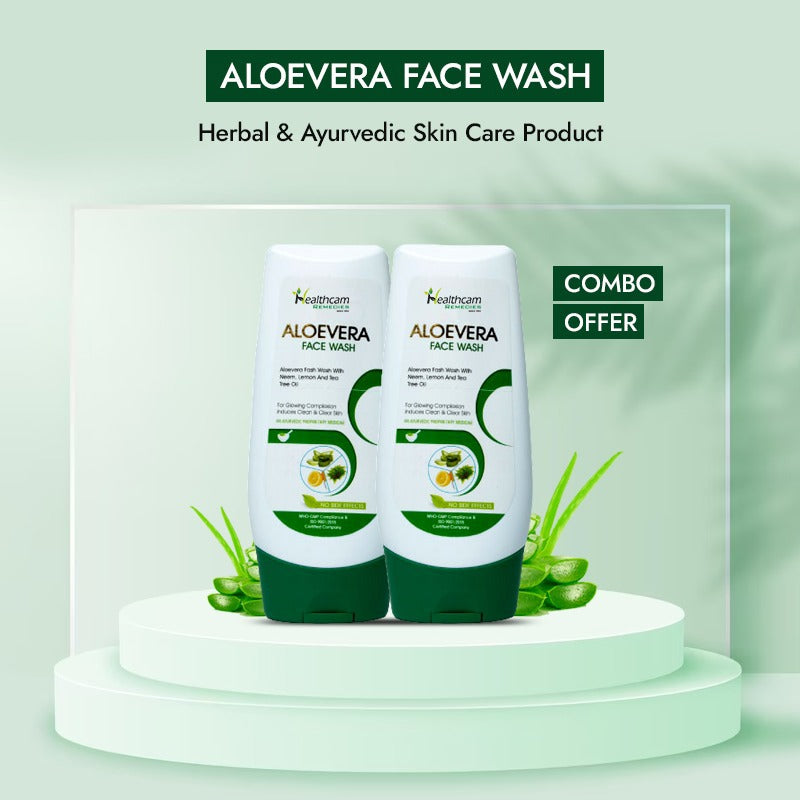 Aloe Vera Face Wash For Man & Women Combo Offer Buy 2 Get-1 Free