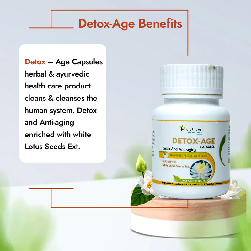 Detox-age Capsules: Ayurvedic Antiaging Medicine